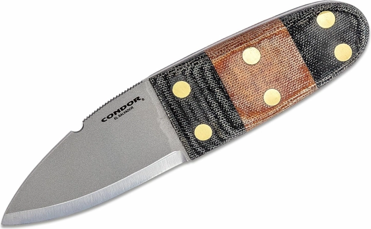 Dýka Condor Primitive Bush 6,7 cm, micarta, kožené pouzdro