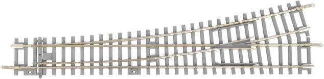 Piko výhybka levá s betonovými pražci