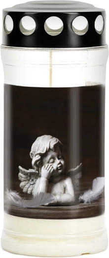Hřbitovní svíčka Provence Anděl – výdrž až 4 dny