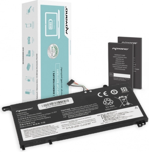 Baterie Movano L19M3PDA pro Lenovo ThinkBook 14/15 G2–G5 (IAP/ITL/ACL/ABA) 3000 mAh 35 Wh
