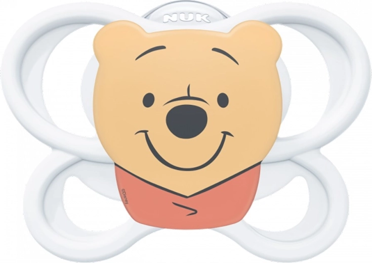 Dudlík NUK Perfect Match Air Disney Medvídek Pú 0–6 měsíců, bílý