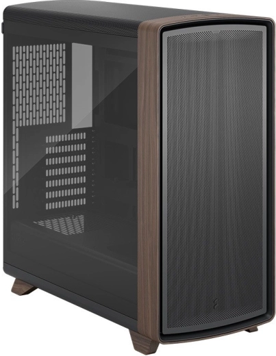 Počítačová skříň Summit black TG light tint