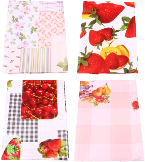 Ceratový voděodolný ubrus 110 × 140 cm s netkanou textilií