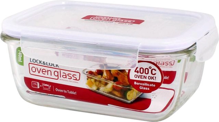 Skleněná zapékací miska s víkem 740 ml z borosilikátového skla