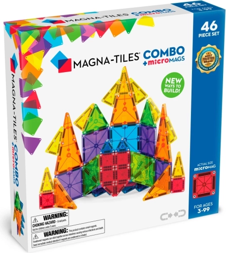Magnetická stavebnice Magna-Tiles combo 46 dílků