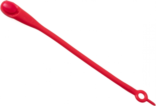 Silikonové tkaničky bez zavazování, 14 ks – červené