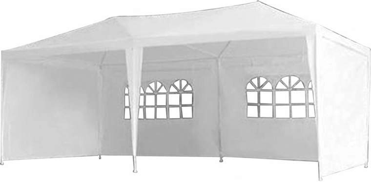 Zahradní altán 3 × 6 m bílý