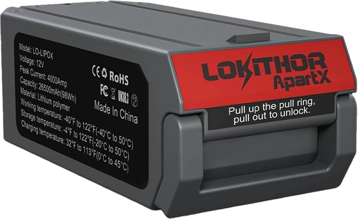 Lokithor baterie LO-LIPOX pro ApartX 98 Wh