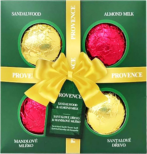 Šumivé bomby do koupele Provence 4 ks