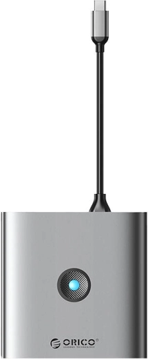 Adaptér Orico 8v1 HDMI 4K, 3x USB-A 3.0, USB-C, 100W PD, SD/TF