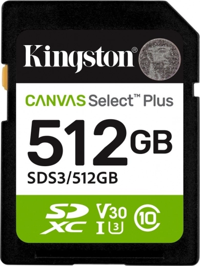 paměťová karta sd 512 gb canvas select plus gen3 150 mb/s