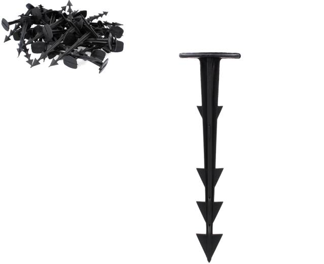 Sada 50 kolíků na upevnění agrotextilie 12,5 cm