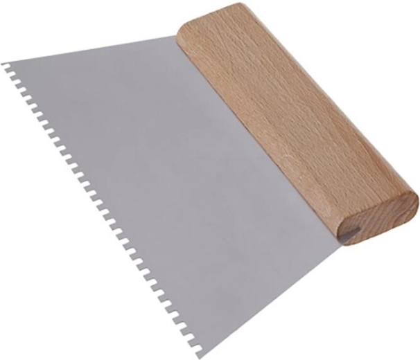Ocelová zubová stěrka 250 mm se 4 zuby