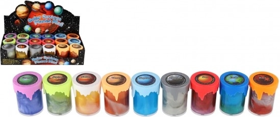 Metalický sliz v kelímku Sluneční soustava