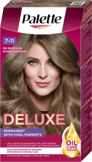 Palette Deluxe 7-11 chladná střední blond 50 ml