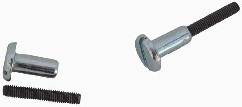 Spojovací kování 38 mm z pozinkované oceli, balení 50 ks