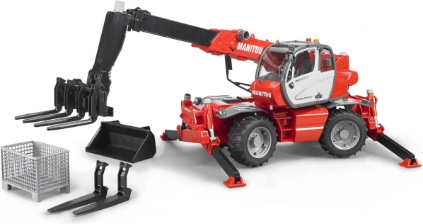 Bruder teleskopický manipulátor MANITOU MRT 2150 s příslušenstvím 1:16
