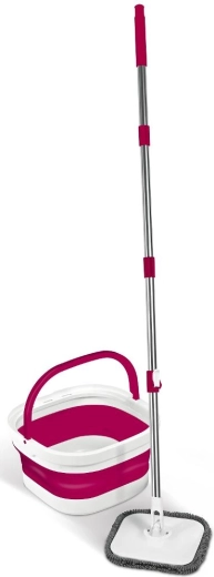 Lamart Clean skládací rotační mop s kbelíkem