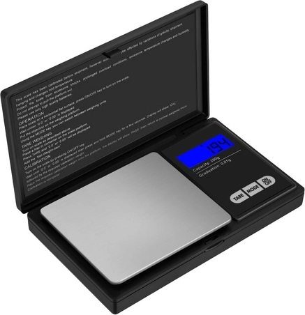 Ruhhy kapesní digitální šperkařská váha 200 g / 0,01 g s ochranným krytem a LCD