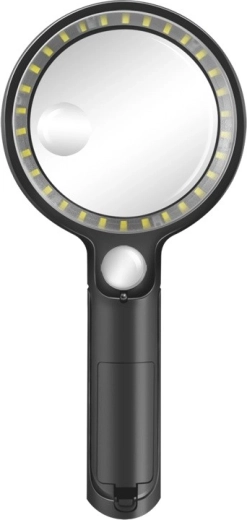 Ruční lupa s LED osvětlením 5x/13x/20x