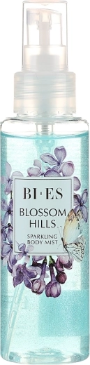 Tělový sprej s třpytkami BI-ES Blossom Hills 200 ml