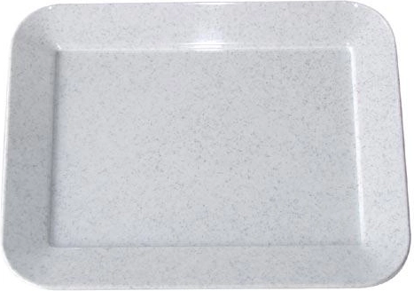 Servírovací tác z plastu 17 × 13 cm mramorový