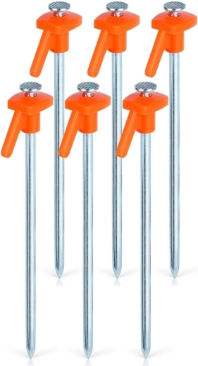 Sada stanových kolíků 21 cm – 6 ks