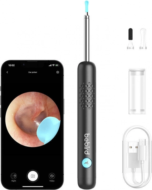 Otoskop s kamerou Bebird R1 černý