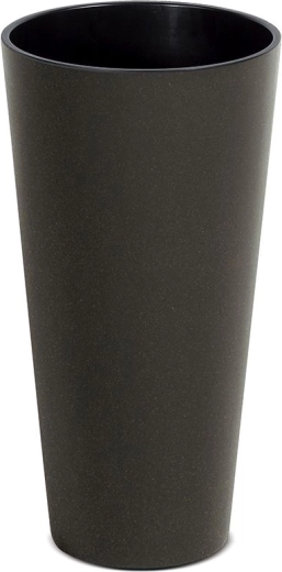Květináč Tubus Slim Eco Wood 20 cm – káva