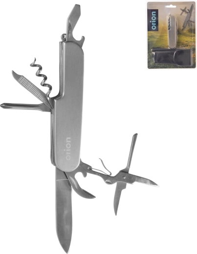 Zavírací nůž Multi z nerezové oceli 5,5 cm