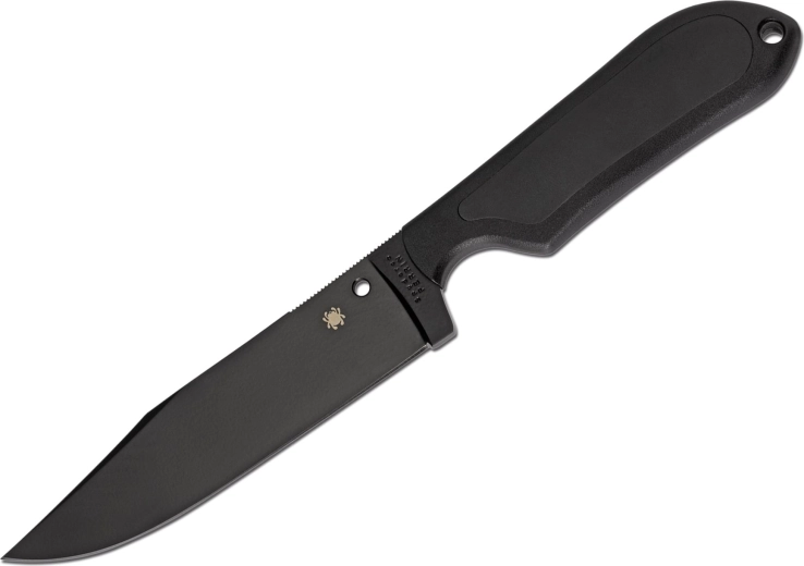 Spyderco Street Bowie taktický nůž s pevnou čepelí 12,8 cm celočerný