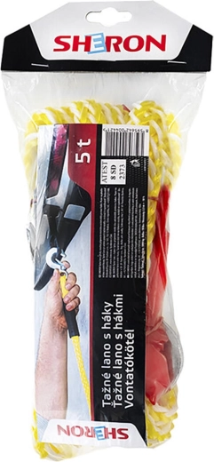 Tažné lano s háky 3,5 m × 16 mm, 5000 kg SHERON