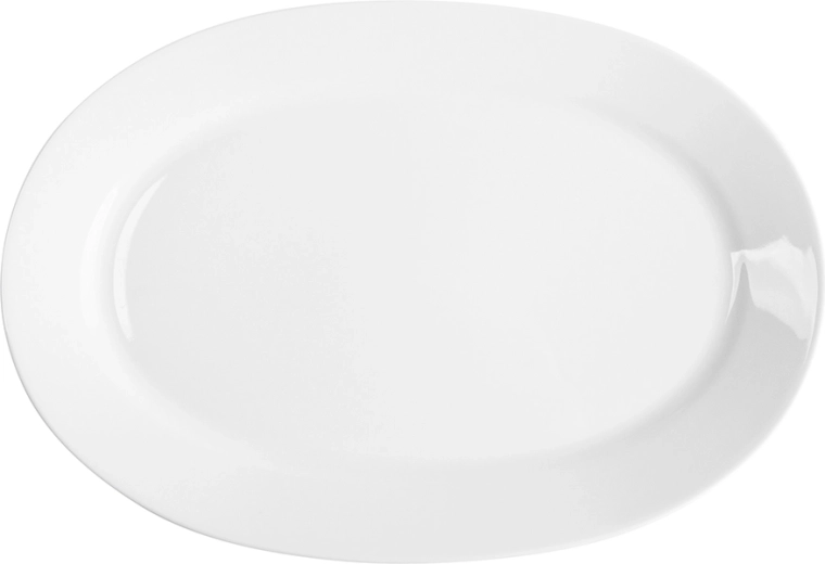 MariaPaula Klasyka bílý oválný servírovací tác 33 cm
