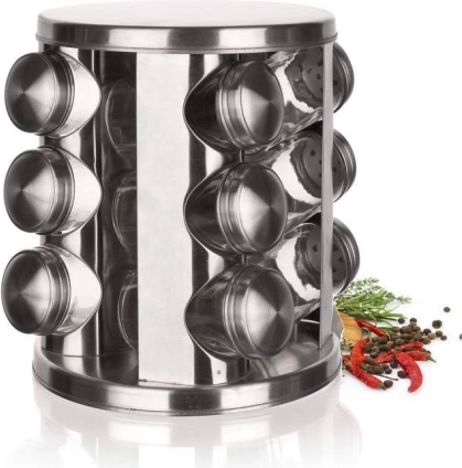 Otočný kořenkový stojan BANQUET Akcent 12 ks 85 ml