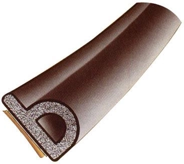 Samolepicí okenní těsnění EPDM P 9 × 5,5 mm, bílé, 100 m – Trelleborg