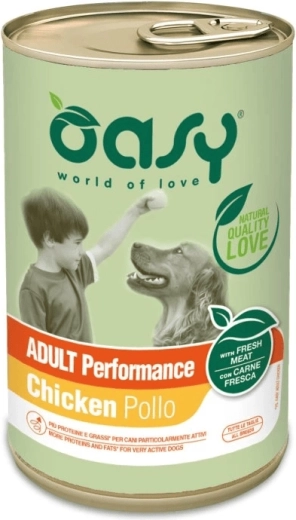 Oasy paštéta pro dospělé psy Performance 400 g