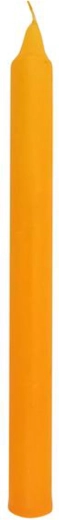 Svíčka bistro 24 cm oranžová