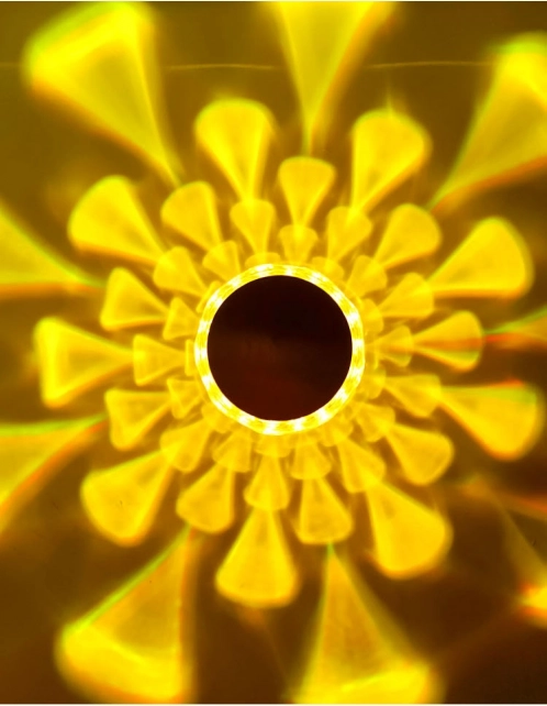 Křišťálová LED stolní lampa s RGB podsvícením