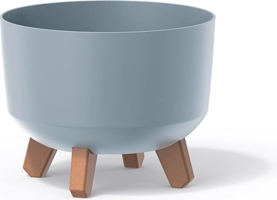 Květináč Gracia Standard 20 cm – světle šedý plastový obal na květiny