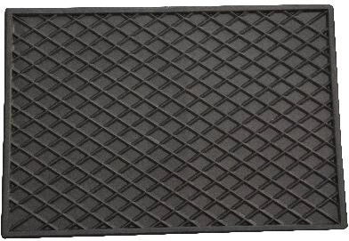 Gumová rohož 30 × 40 cm, černá