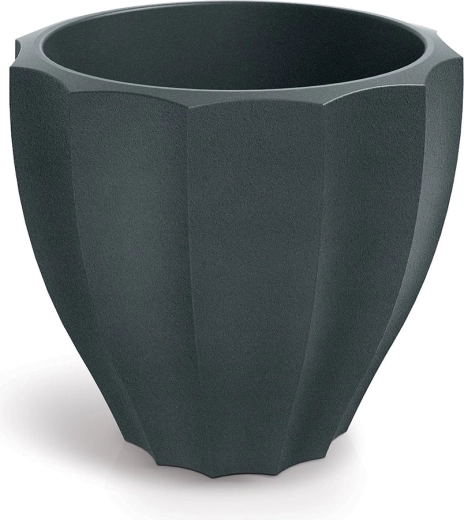 Květináč Rona Rounde 40 cm grafitový