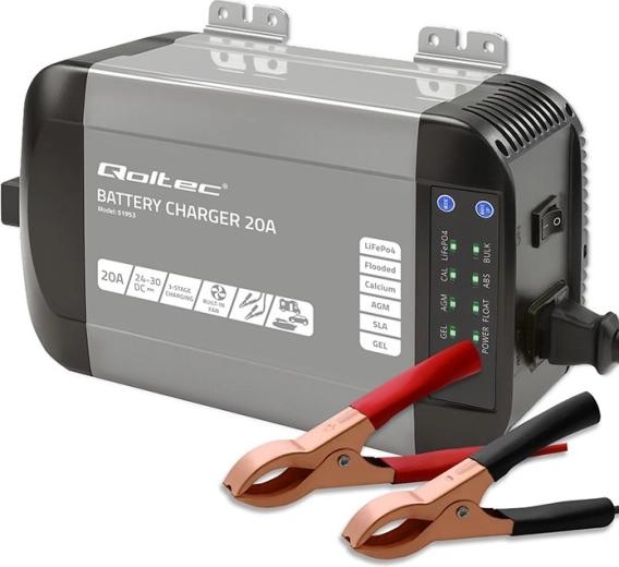Inteligentní nabíječka Monolith pro baterie LiFePO4, AGM, GEL a SLA 20 A, 24 V