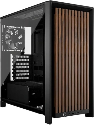 Corsair frame 4000d wood rs černá/ořech