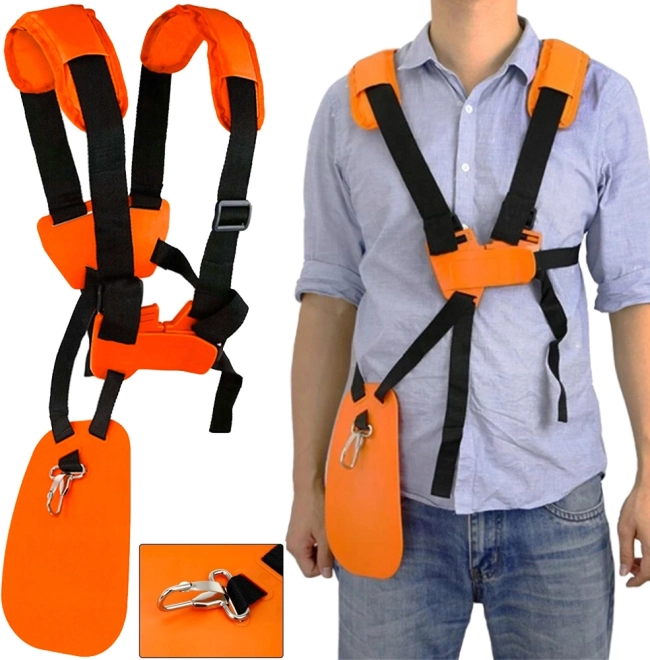 Nastavitelný pohodlný postroj na benzínové kosy