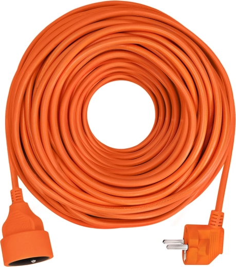 Solight prodlužovací kabel se spojkou, 1 zásuvka, 40 m, 3 × 1,5 mm², oranžový