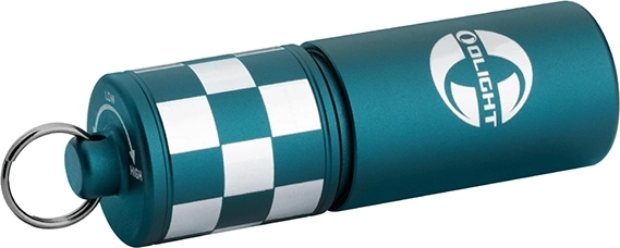 Olight i17 Checkered Flag limitovaná klíčenková svítilna USB‑C