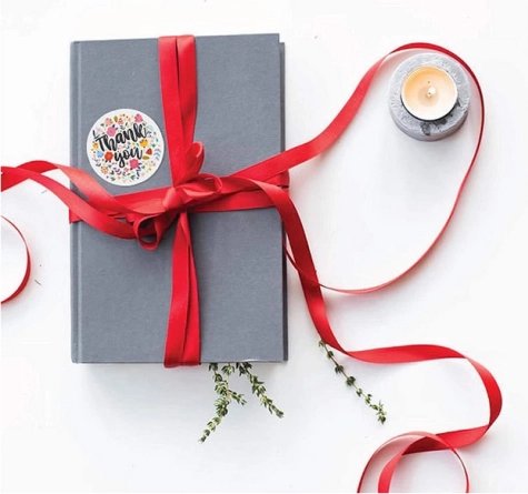 Dekorativní samolepky Thank you – vzor 3