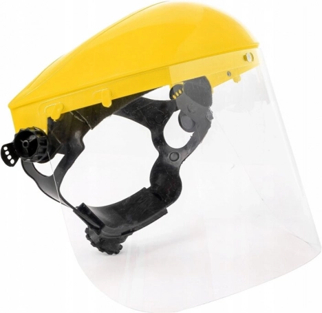 Ochranná maska s PVC štítem pro křovinořezy