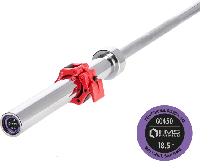 Olympijská osa HMS PREMIUM GO450 220 cm, průměr 50 mm