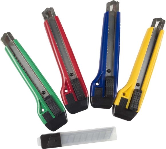 Odlamovací nůž KINZO s 5 náhradními čepelemi